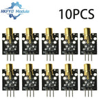 1-100pcs KY-008 Red Laser Module 650nm 3-Pin Dot Diode Transmitter with Copper Head for Arduino, AVR, PIC & MEGA 2560