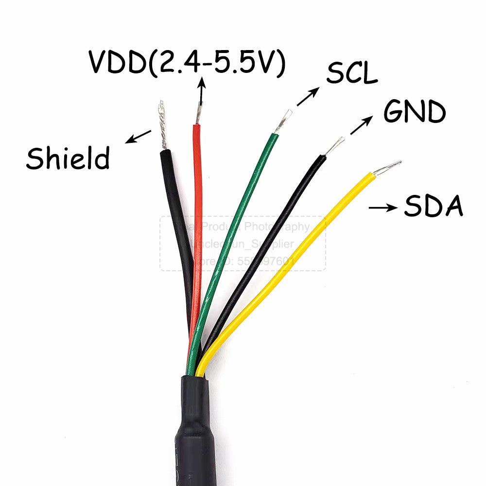 BME280 High Precision Temperature and Humidity Sensor Probe Cable 1M 2M 3M 5M Digital Sensor I2C or RS485 Waterproof Shield