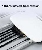 CAT7 Ethernet Cable Flat Lan 0.2m 0.3m RJ45 Network Cable Shield Lan Cable UTP Flat for Patch Panel RJ45 for Modem Router