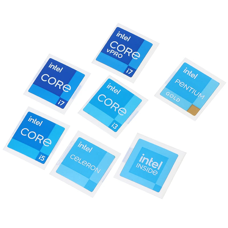 5PCS1.8*1.8cm DIY Original 11 Generation Evo Certification Label Core I9 I7 I5 I3 Laptop Desktop Cpu Sticker