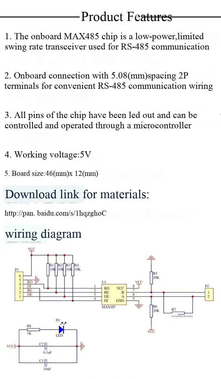 TTL to RS485, RS485 to TTL, USB to 485, industrial-grade microcontroller, automatic hardware flow control