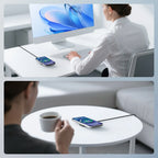25W Magnetic Wireless Charger Universal Fast Charging for iPhone 16 15 14 13 Pro Max AirPods Xiaomi Pad Adapter USB To Typec Phone Chargers Dock Station