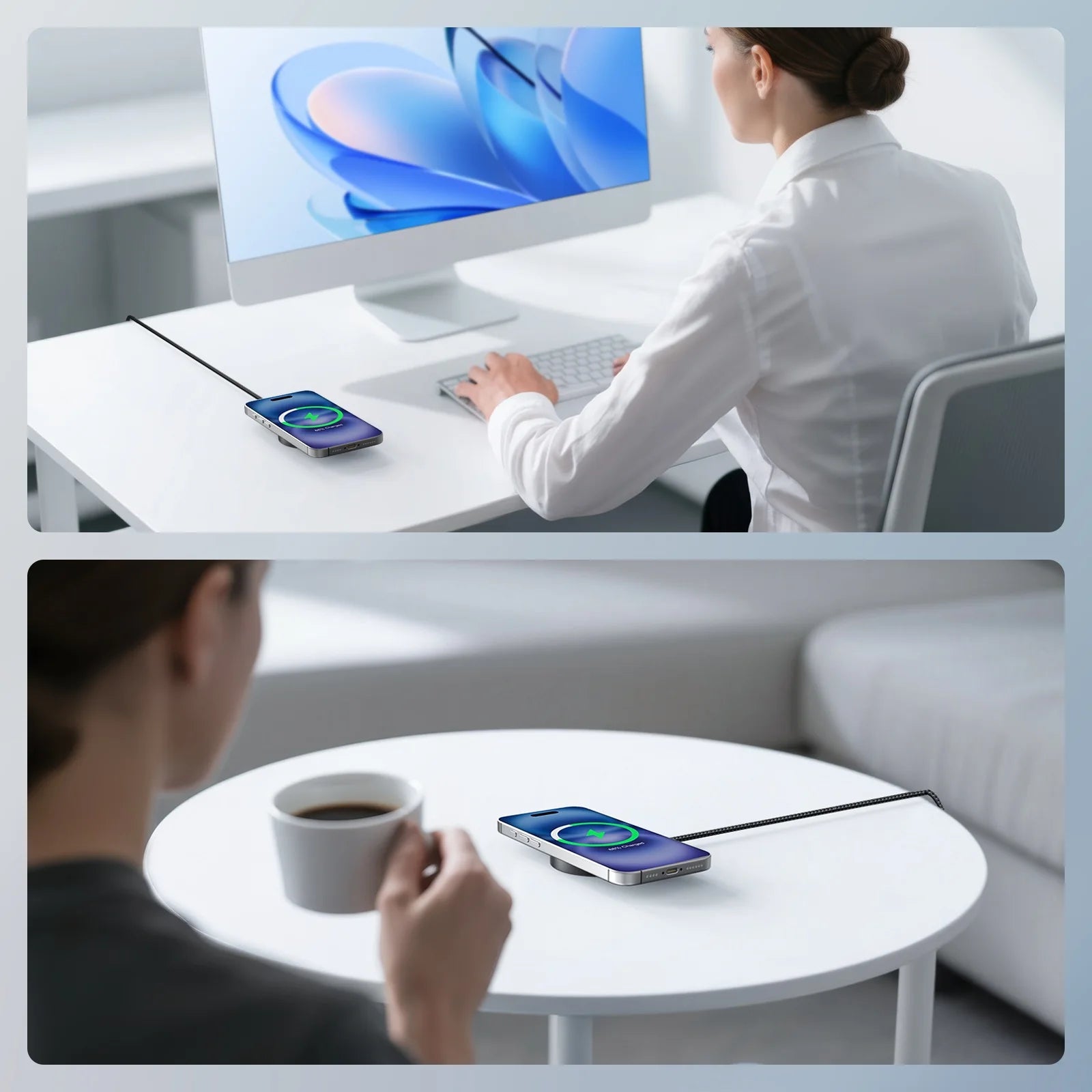 25W Magnetic Wireless Charger Universal Fast Charging for iPhone 16 15 14 13 Pro Max AirPods Xiaomi Pad Adapter USB To Typec Phone Chargers Dock Station