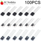 100PCS HS0038 CHQB VS1838B IR Infrared Receiver TL1838 VS1838 1838 HX1838 VS0038 Remote Receiver Tube Head