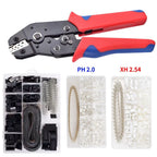 SN2549 Ratcheting Wire Crimping Plier for JST PH 2.0mm,XH 2.5mm,VH 3.96mm,JWPS 4.0mm Pitch,Dupont Terminals Crimper Clamp Tool