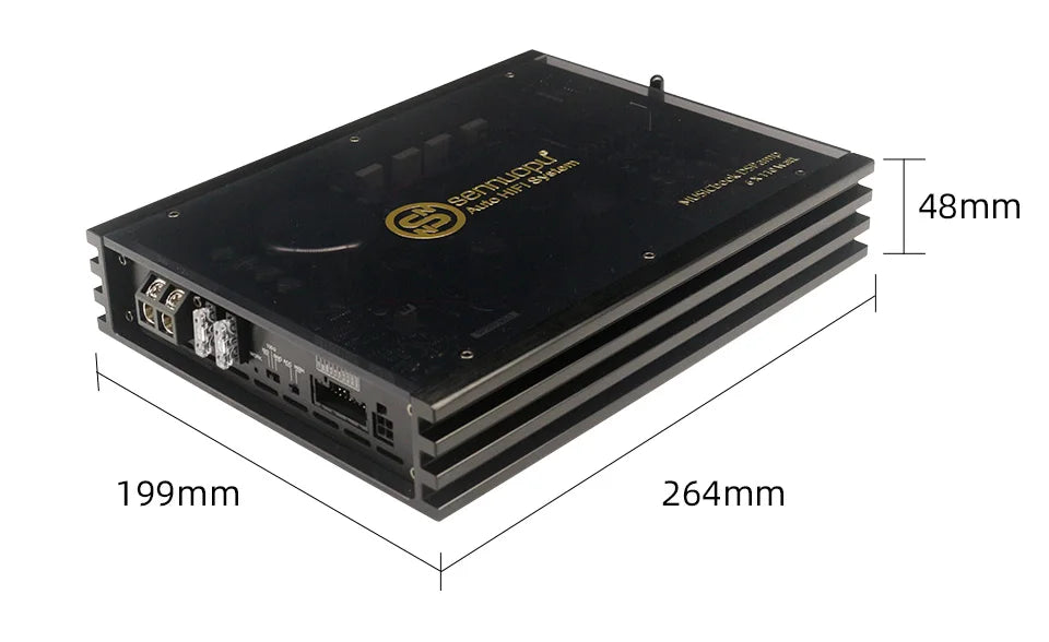 Sennuopu 8 Channels Digital Sound Processors  Audio Amplifier DSP 6 Ch  Amp 12V with Bluetooth Automotive Sound for Car DP-X680