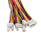 5/10Pairs Mini JST 1.25mm Connector Pitch 1.25mm Male Plug Female Jack Socket 2P/3/4/5/6 Pin Connectors with Wire Cable 10CM