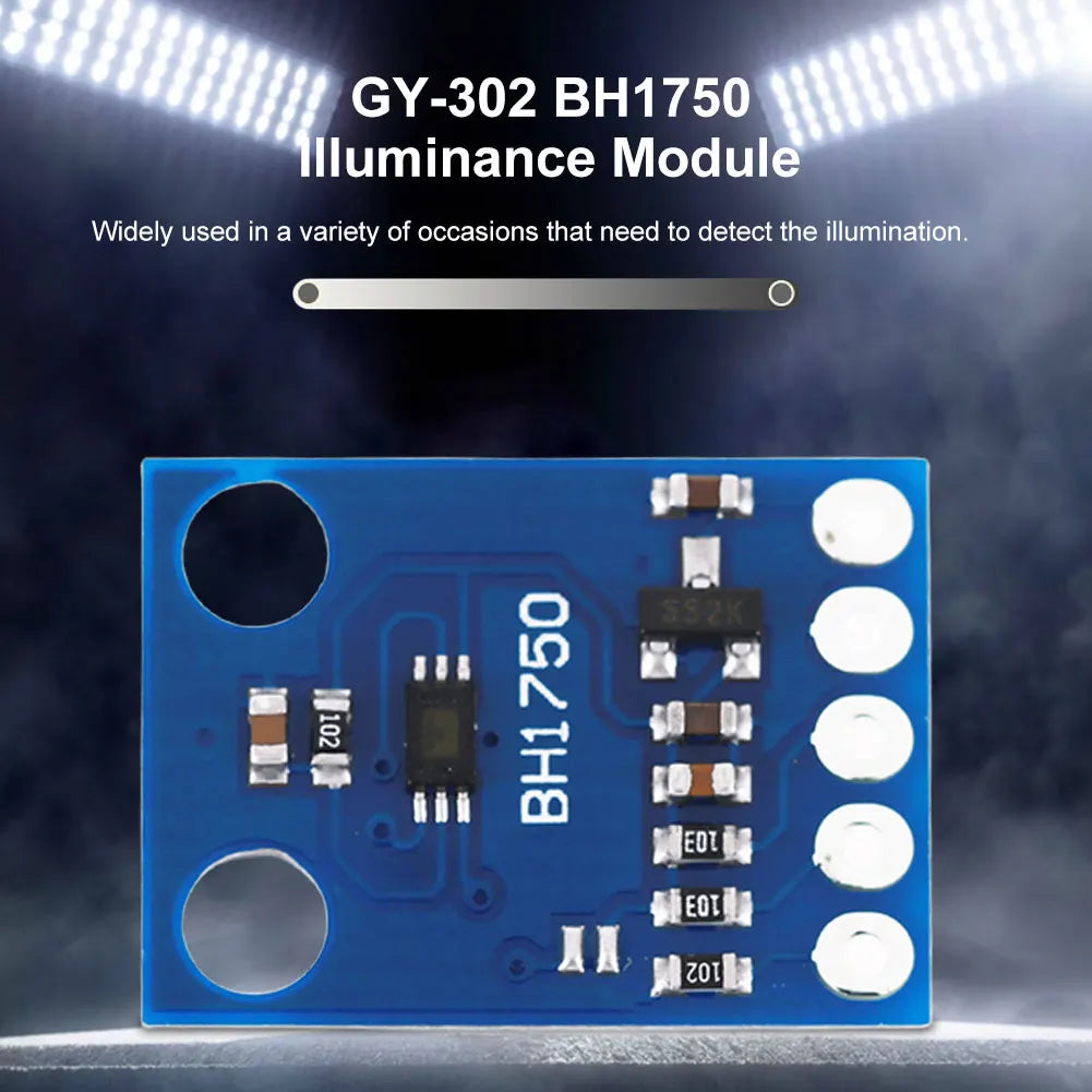 GY-302 BH1750 Light Sensor Module 3V-5V Digital Optical Intensity Illumination Board BH1750FVI I2C Interface for Arduino