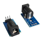 2/5PCS 5.5x2.1mm Power Jacks DC005 To DIP Adapter Circuit Board DC Power Socket Breadboard Interface Test Conversion Board