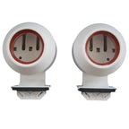 2pcs Waterproof T5 T8 Dustproof G13 G5 CFL Grille Fluorescent LED Tube Lampholder Screw Bracket Aquarium Fish Tank Light Socket