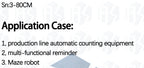 1~10PCS Smart Car Robot E18 D80NK Infrared Obstacle Avoidance Photoelectric Sensor Proximity Switch Detection Range Adjustable