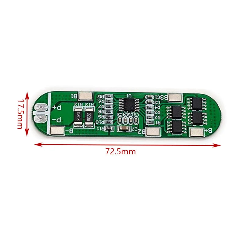 4S 12A 16.8V 16V 14.8V Li-ion 18650 BMS PCM Battery Protection Board Bms Pcm for Li-ion Lipo Battery Cell Pack