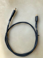 Silver Plated DC USB Cable GX12 2Pin Aviation Plug Socket Connector Wire Male Female to Type C 5.5*2.1 Gold-plated