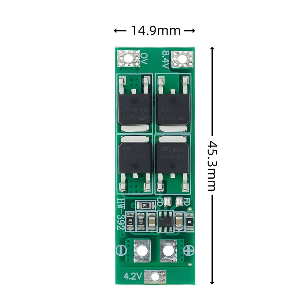2S 20A 7.4V 8.4V 18650 Lithium Battery Charger Protection Board PCB BMS Board Balanced / Standard 20A Current Module For DIY
