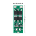 2S 20A 7.4V 8.4V 18650 Lithium Battery Charger Protection Board PCB BMS Board Balanced / Standard 20A Current Module For DIY
