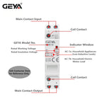GEYA Din Rail Mounted Household Modular AC Contactor for Smart Home House Hotel AC220V 2P 16A 20A 25A 2NC 2NO 1NO1NC 50/60Hz
