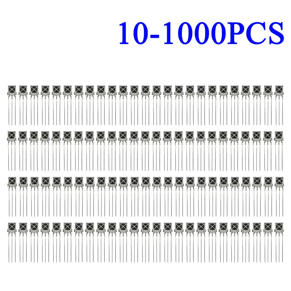 10-1000PCS Universal IR Infrared Receiver Sensor Module 1838 TL1838 VS1838B 38Khz Diode CHQ1838 