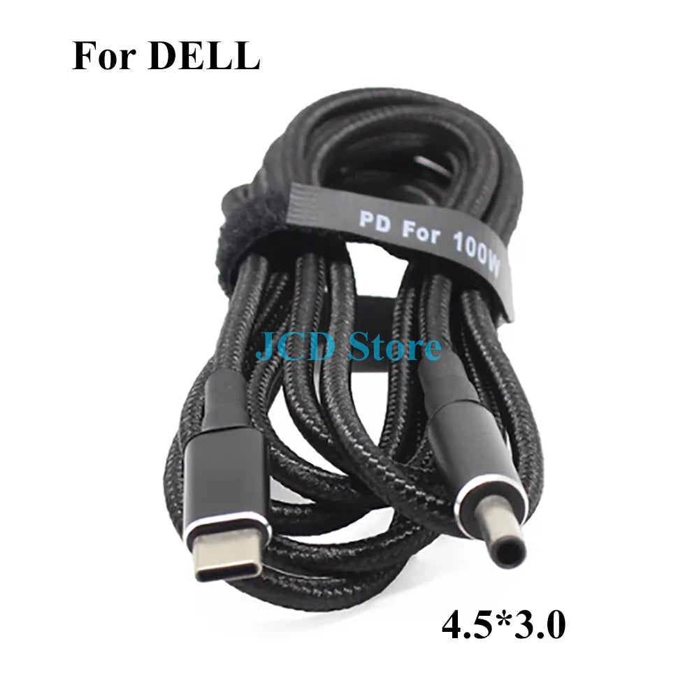 1PCS 100W 5A PD to DC 5.5*2.1 5.5*2.5 7.4*5.0 4.5*3.0 Decoy Trigger Adapter Cable TYPE-C PD Decoy Line Charging Notebook Charger