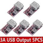 1~5PCS Fine 6-24V 12V/24V to 5V 3A CAR USB Charger Module DC Buck step down Converter 12v 5v power supply module good EGBO