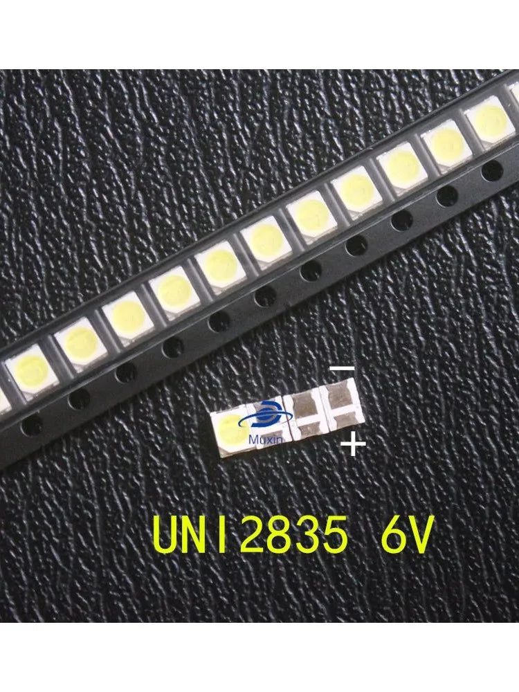 1000pcs 2835 3528 repair LED LCD TV backlight beads MX SEOUL JF 1W-2W 3V 6V cold white light commonly used