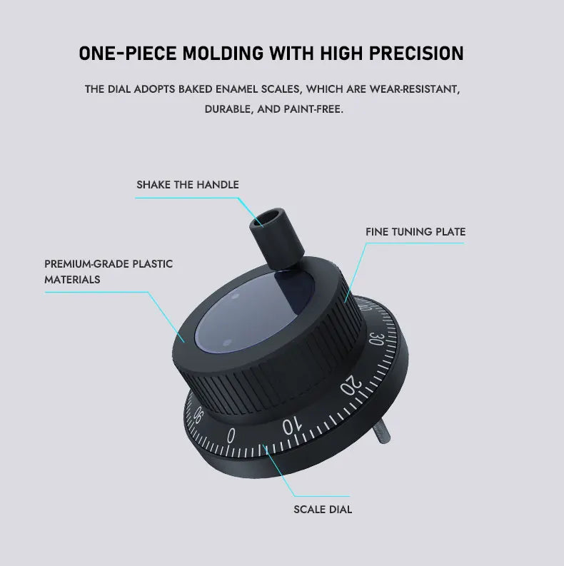 Electronic CNC Handwheel 60MM Manual Pulse Generator, CNC Machine Tools, Electronic Rotary Encoder Pulse Steering Wheel Manual