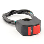 1/2pcs Motorcycle Handlebar Switch ON OFF Headlight Horn Control Modification Switch 22mm Waterproof Button Accessories12V