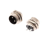 2Sets GX16 2/3/4/5/6/7/8/9 Pin Male & Female 16mm Circular Aviation Socket Plug Wire Panel Connector