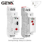 GEYA GRT8-LS/LM Staircase Switch Automatic Delay off Light Switch AC230V Relay 16A Light Control Relay Staircase Timer Switch