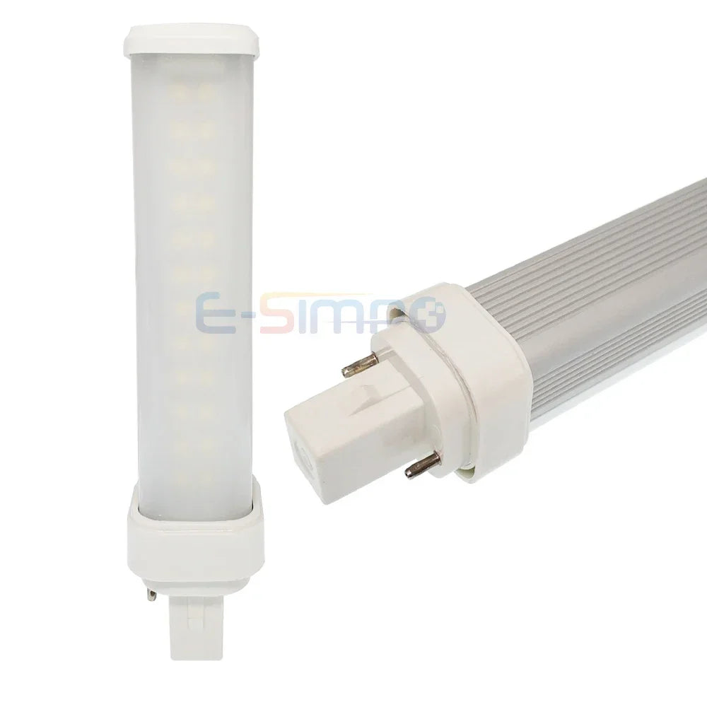 1pc 7W 9W 11W 2P G24d PLC-13W18W 26W 2U CFL LED Equival 4P G24Q PL-C Replace Sideview Horizontal Plug PL Lamp Need Remove Ballas