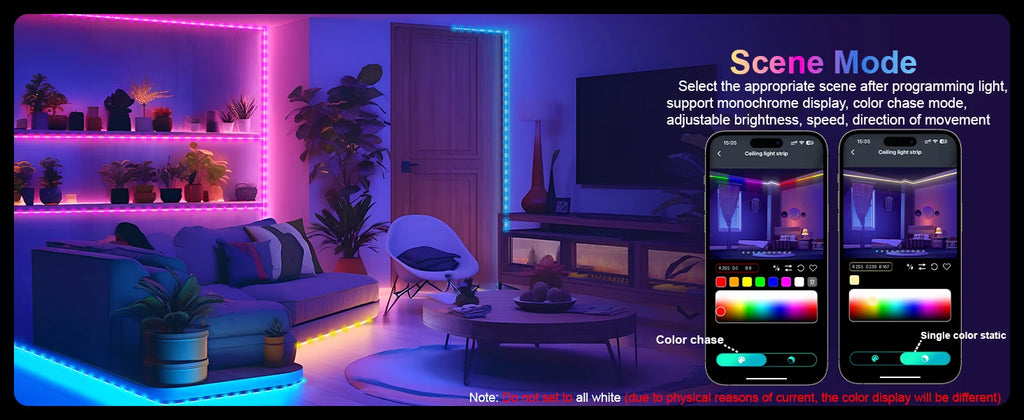 RGB Leather LED Fairy Lights 10M 40M Smart Bluetooth Music Light String IP65 Holiday Garland Decoration