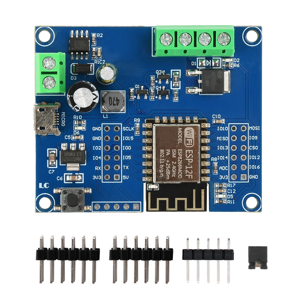 DC 5-80V ESP8266 WIFI Single Relay MOS Switch Control Module ESP-12F Development Board with Micro USB Interface