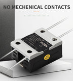 10A SSR 25A Solid State Relay 40A Output 3-32VDC 24-480VAC 220V Single Phase DC TO AC 40A Relay SSR HeatSink SSR 40DA