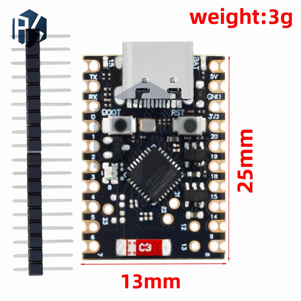 ESP32-C6 SuperMini Development Board Microcontroller Programming Learning Controller Core Board