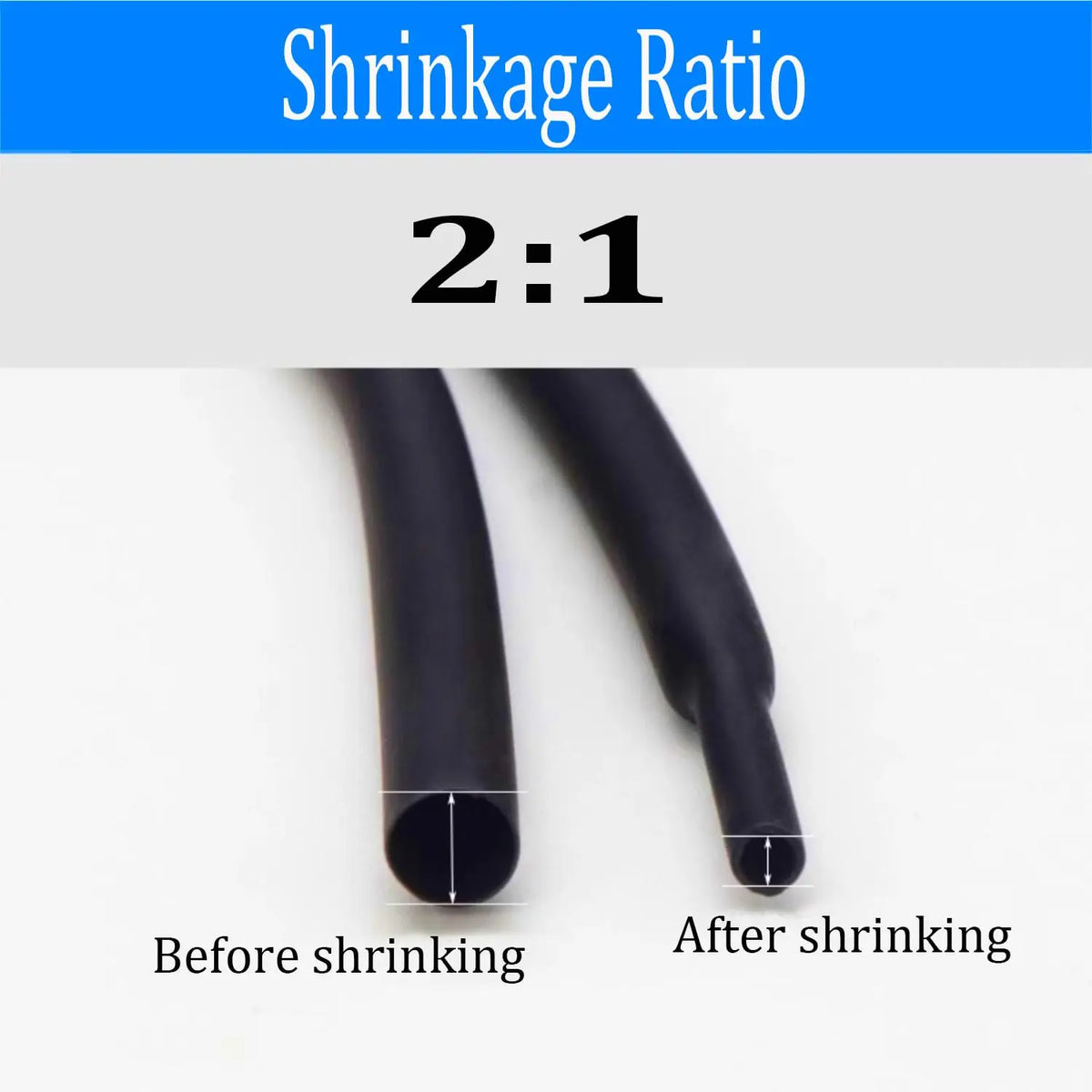 480PCS Heat Shrink Tubing 3mm Dia 30mm Long Industrial Heat-Shrink Tubing for Wires Wrap Sleeve Small Heat Shrink Tube Wrap