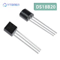 5/10PCS DS18B20 Temperature Sensor DS 18B20 TO-92 Programmable Digital Thermometer Sensors Chip for Arduino IC Accessory