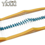 100PCS/Lot Metal Film Resistor 1/4W 1% 10R 100R 220R 1K 1.5K 2.2K 4.7K 10K 22K 47K 100K 1K5 2K2 4K7 1M 1R~10M Ohm Resistance