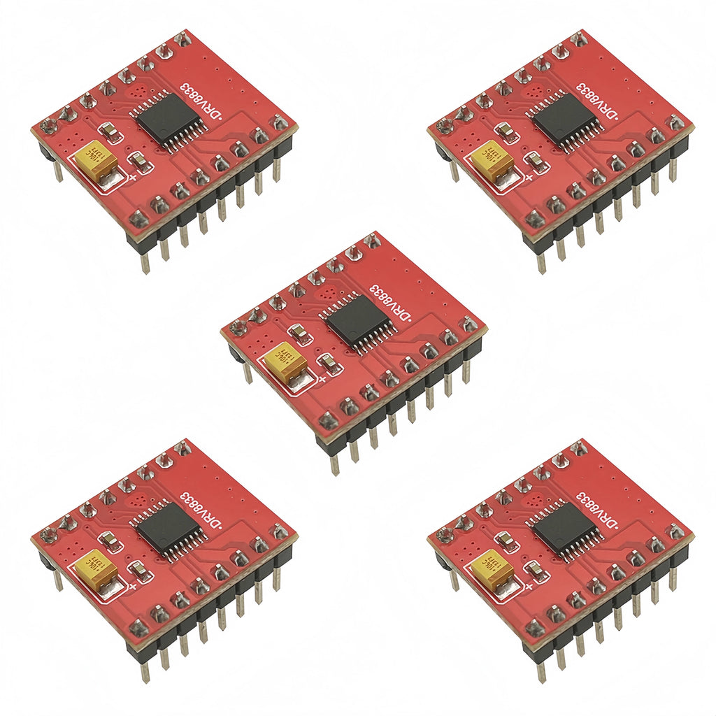 5pcs DRV8833/TB6612FNG Dual Stepper Motor Driver Module H-bridge Board DC motor controller for Arduino, Raspberry Pi, ESP32