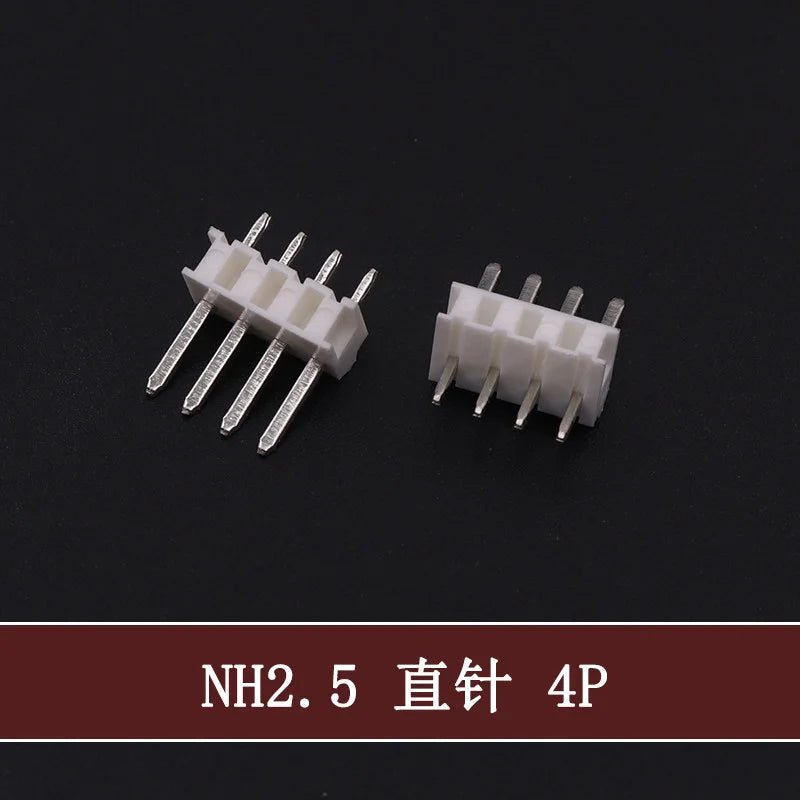 NH2.5mm Picth Connector Terminals H5P-SHF-AA H4P-SHF-AA H3P-SHF-AA H2P-SHF-AA JST 2P/3P/4P/5P/6P/8P/10P/12Pin 2.5mm Connector