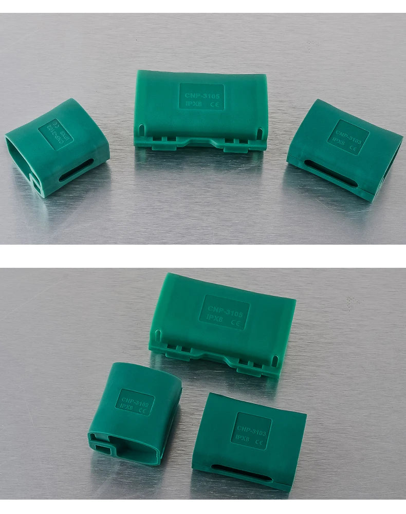 JINH IP68 Mini Gel Wire Connector Junction Box Waterproof 2 3 5 Ports Outdoor Easy Universal Wiring Rainproof Terminal Blocks