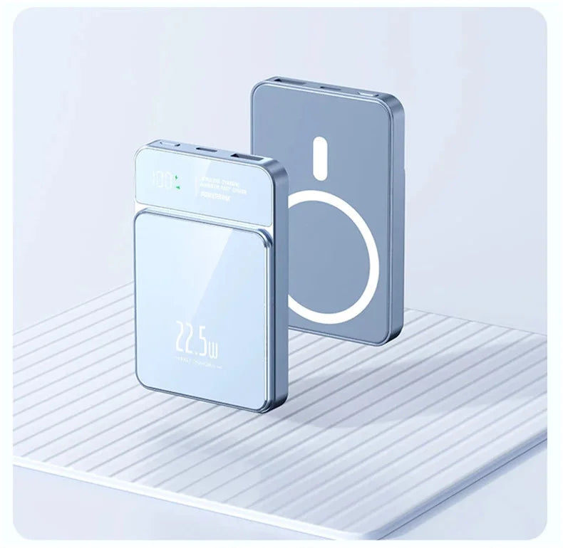 10000mAh Magnetic Power Bank 20W Wireless Powerbank Slim Portable Battery Charger for MagSafe iPhone 17 16 15 Samsung 24 23