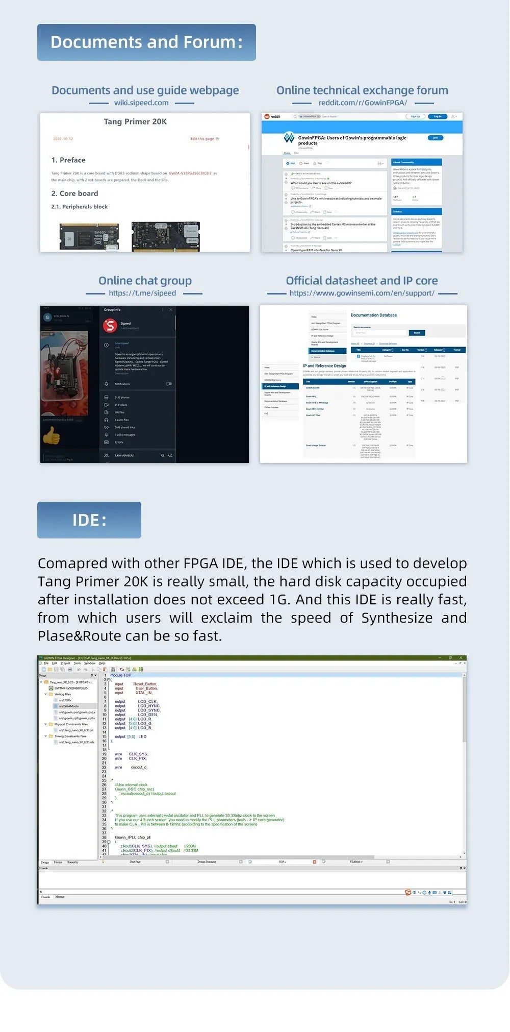 Sipeed Tang Primer 20K High Cloud FPGA Core Board Learning Board Verification Board Expanded Edition