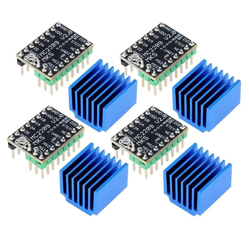 Reliable-8Set TMC2209 V2.0 Stepper Motor Driver Fit For Ender 3 E3D V3 Control Board 3D Printer Parts Replace A4988 Support UART