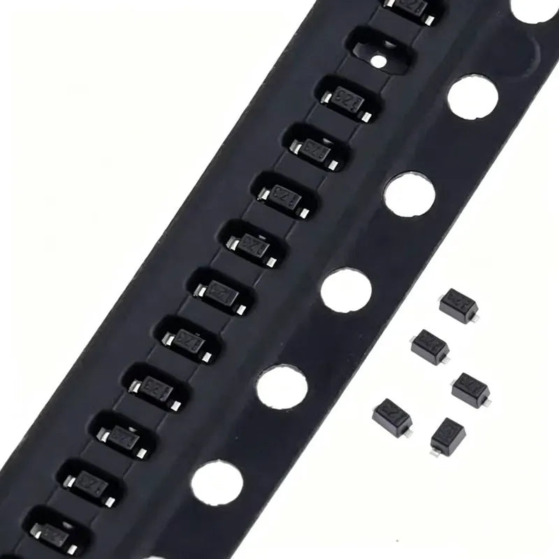 100pcs SMD Zener Diode SOD-523 0603 2.2V 2.4V 2.7V 3V 3.3V 3.6V 3.9V 4.3V 4.7V 5.1V 5.6V 6.2V 6.8V 7.5V 8.2V 9.1V BZX584C series