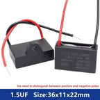 CBB61 450V Start Capacitor 1uf/1.5/1.8/2/2.5/3/4/5/6/7/8UF/10/12/15/18/20 UF Fan Ceiling Exhaust Motor Run Capacitor CBB