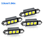 2/4/6/10PCS Super Bright Festoon LED 31/36/39/42MM 5050 3Chips Aluminum Body Fast Cooling for Car Reading Liscense Plate Light