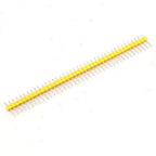 10PCS 2.54mm 1X40Pin Single Row Male Breakable Pin Header Connector PCB Pin Strip for Arduino Yellow/Green/White/Black/Red/Blue