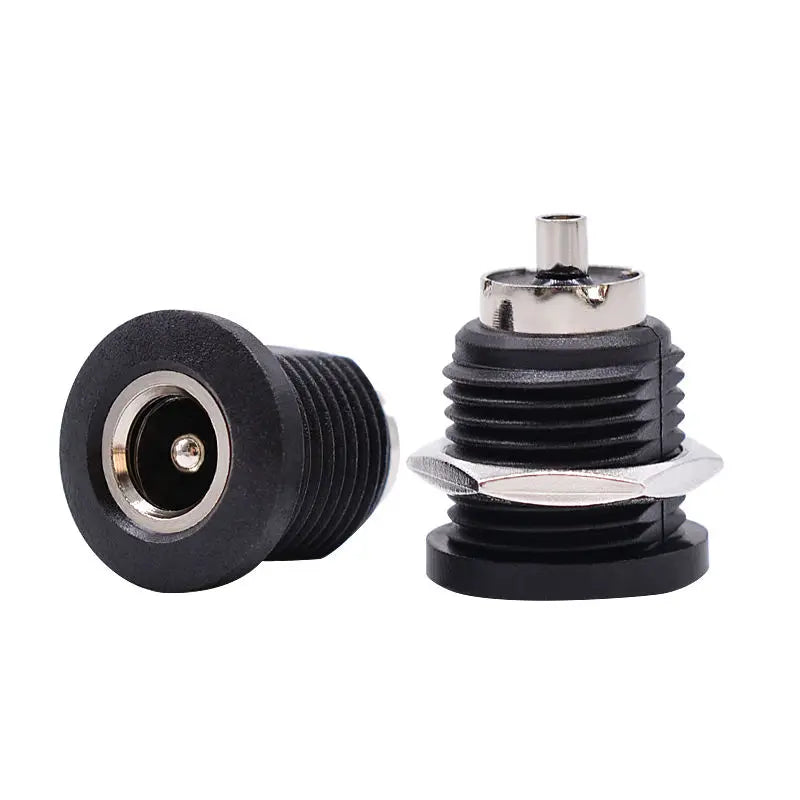 5/10Pcs DC Power Jack 5.5x2.5mm / 5.5x2.1mm Female Panel Mount Socket Connector, Large Current Charging Port for Electronics