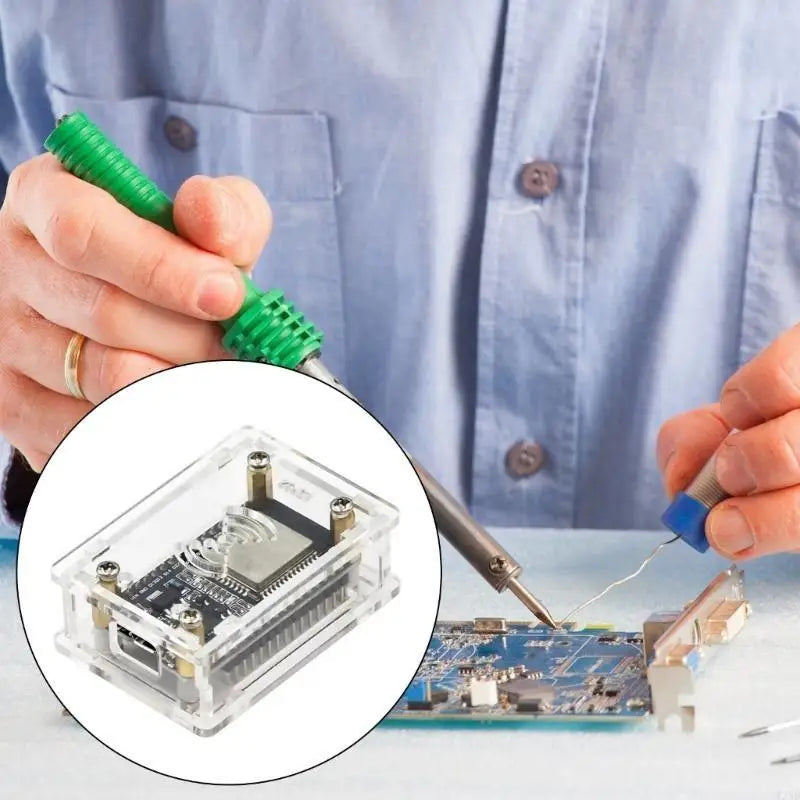 Lightweight Acrylic Case for CP2102/CH340G ESP32 Safe Use IoT Development Board Y3ND