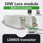 50W Lora module with circulator, LDmos transistor, customizable frequency ranging from 100 to 7500 MHz, RF radio frequency modul