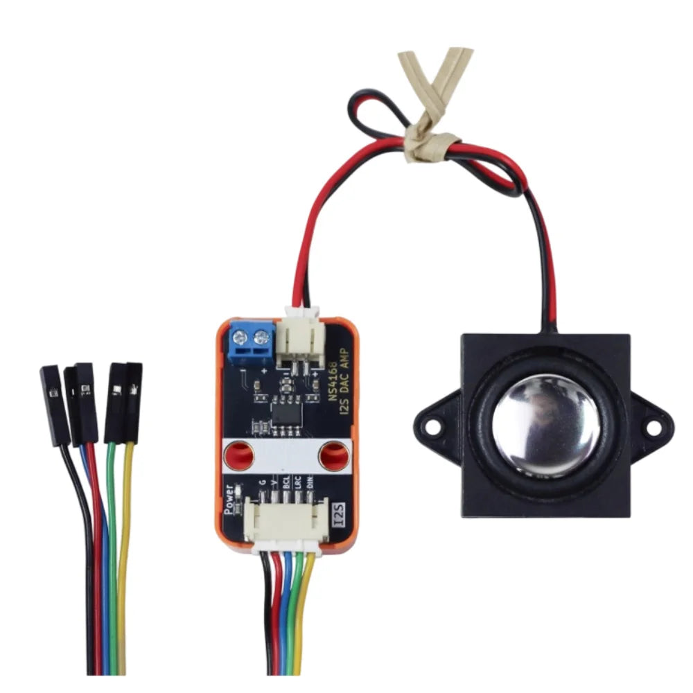 I2S ESP32 Speaker Kit, Built-in Audio Amplifier, Plug & Play for ESP32 Raspberry Pi, Compatible with MAX98357A MAX98357